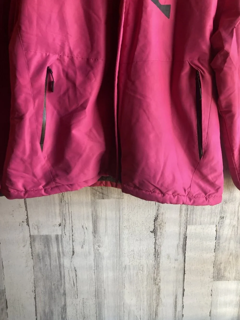 NWT MOERDENG Ski Jacket 2XL Removable Hood Hot Pink Plush Lining
